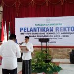 Periode Kedua, Dr. KH. Mohammad Hosnan,M.Pd Resmi Jadi Rektor IST Annuqayah 2022-2026