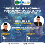 [INFO] Pelaksanaan Kegiatan Sosialisasi dan Bimbingan Penulisan Proposal Skripsi Mahasiswa Semester Akhir