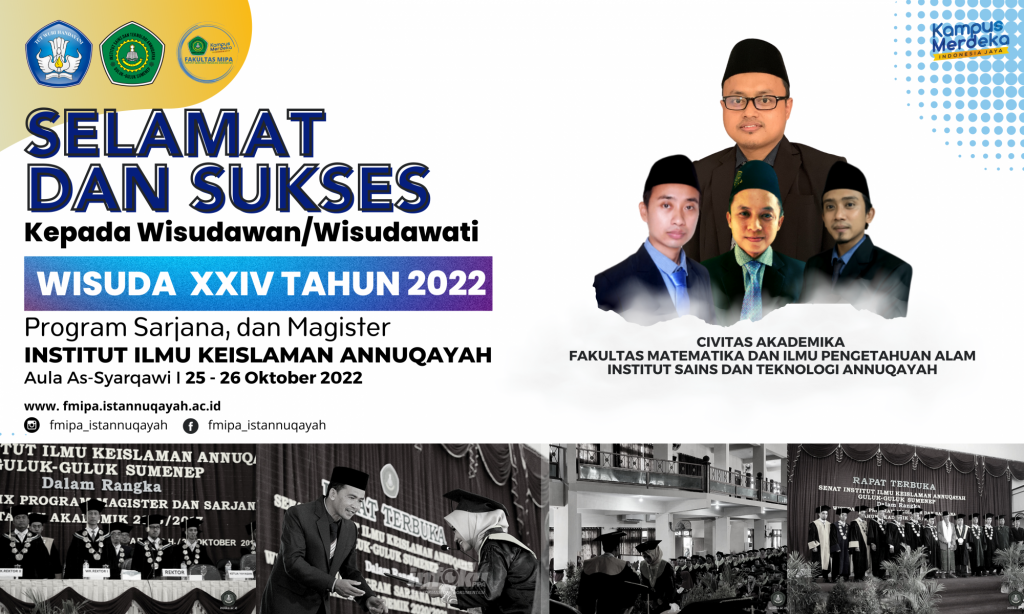 Wisuda XXIV Program Sarjana dan Magister INSTIKA 2022
