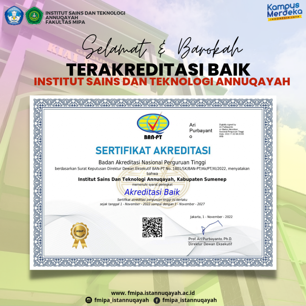 Kampus IST Annuqayah, Guluk-guluk Sumenep Terakreditasi Baik, Ini Harapan Rektor