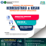 [INFO] Herregistrasi dan Masa KRSan Mahasiswa Semester Genap 2022/2023