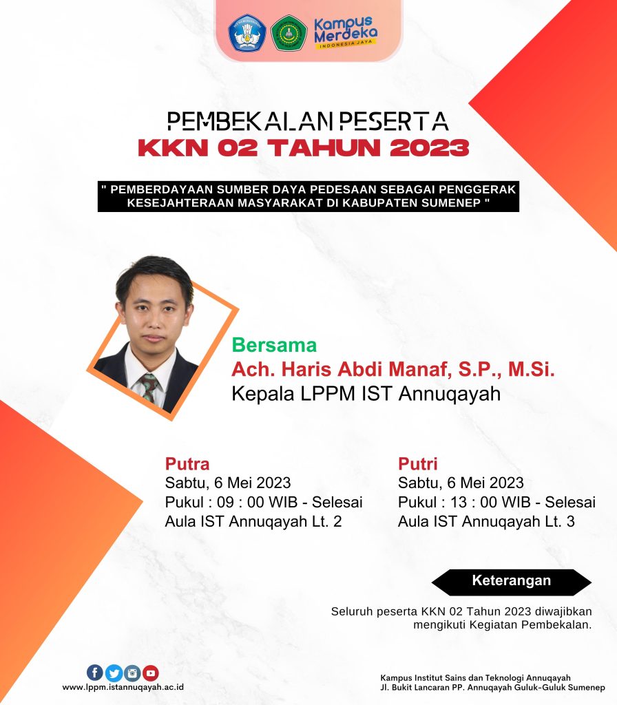 [INFO] Pelaksanaan Pembekalan Peserta KKN 02 Tahun 2023