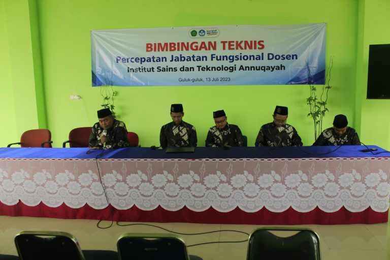 Percepat Jabatan Fungsional Dosen, Biro Kepegawaian dan Kesekretariatan IST Annuqayah Gelar Bimbingan Teknis
