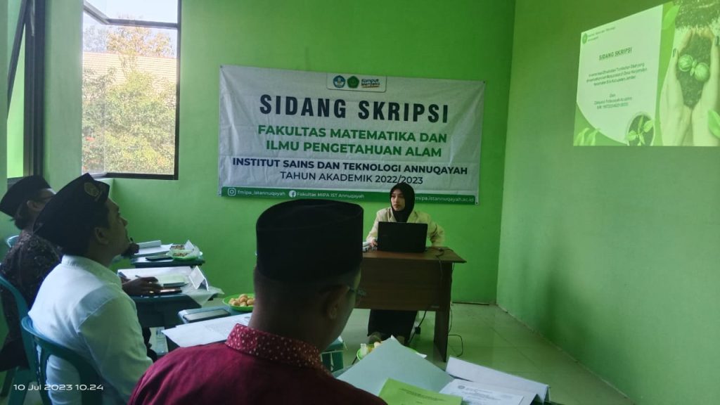 Fakultas MIPA Gelar Sidang Skripsi Pertama  Untuk Mencetak Lulusan di Tahun 2023