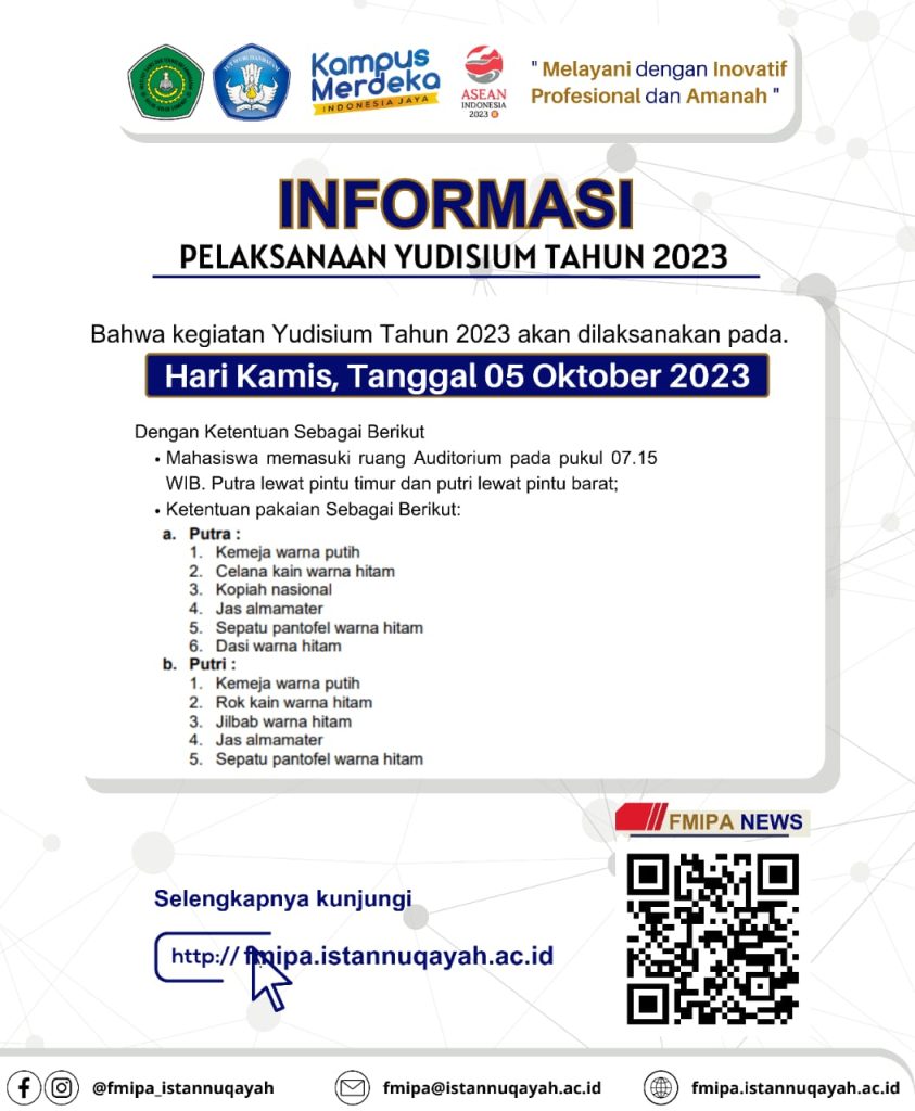 [INFO] Pelaksanaan Yudisium Tahun 2023
