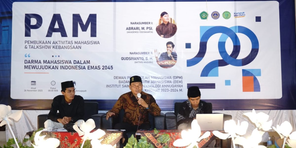 DPM IST Annuqayah Buka Aktivitas Mahasiswa, Dengan Talkshow Kebangsaan Bertema Indonesia Emas 2045.