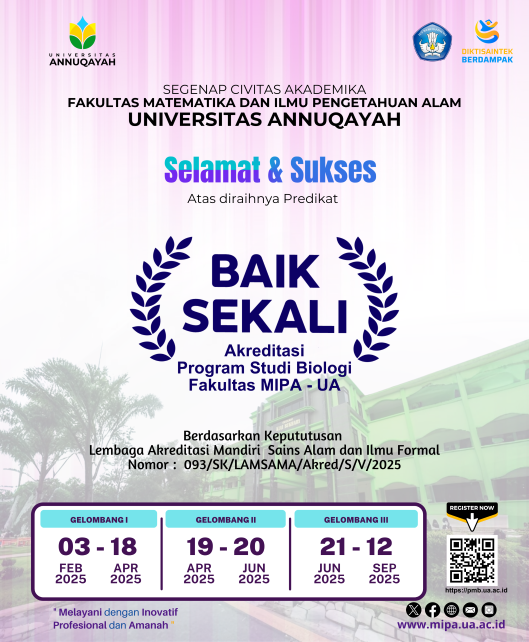 Program Studi Biologi Fakultas MIPA Universitas Annuqayah Raih Akreditasi “Baik Sekali” dari LAMSAMA