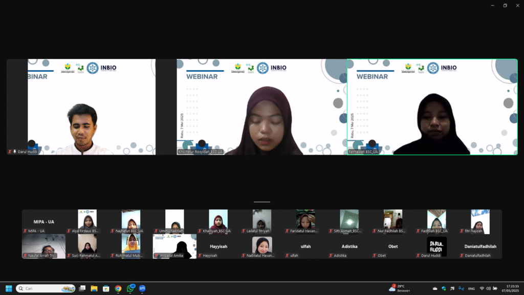 Webinar Bioinformatic Study Club: Integrasi Biologi dan Teknologi melalui Bioinformatika