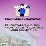 Fakultas MIPA UA Umumkan Pendaftaran Yudisium Tahun Akademik 2024/2025