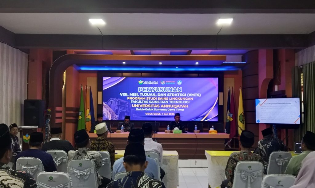 Perkuat Arah Pengembangan Program Studi, Prodi Sains Lingkungan Fakultas SAINTEK Universitas Annuqayah Gelar Workshop Penyusunan VMTS